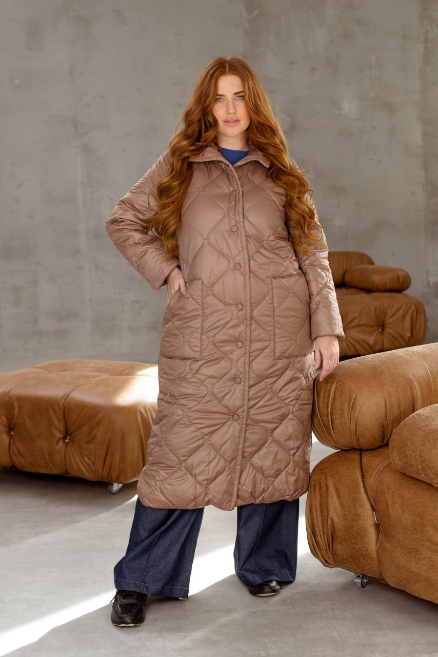 ackets Casual Straight Cut Plashchivka Synthepon-Silicon Hooded Plus Size