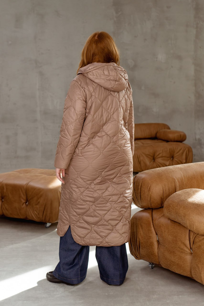 ackets Casual Straight Cut Plashchivka Synthepon-Silicon Hooded Plus Size