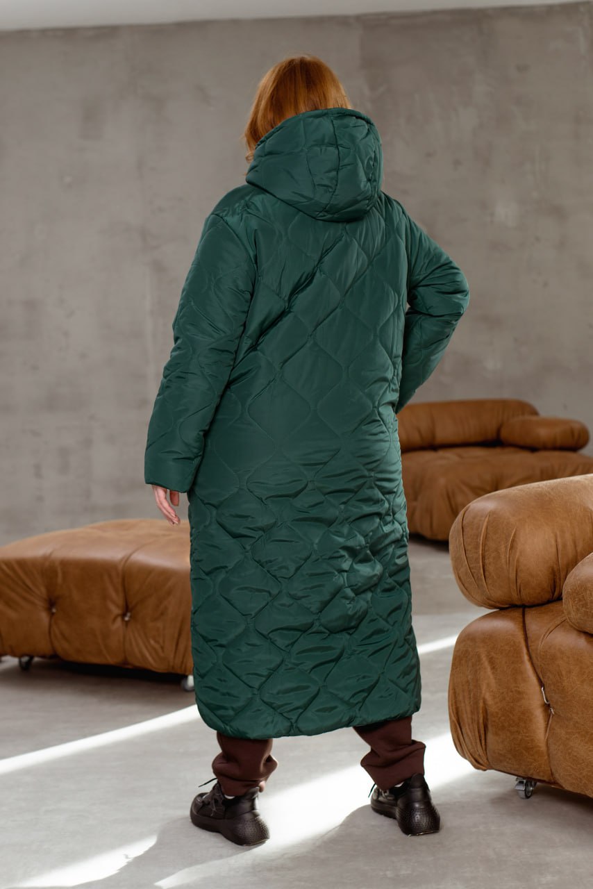 ackets Casual Straight Cut Plashchivka Synthepon-Silicon Hooded Plus Size