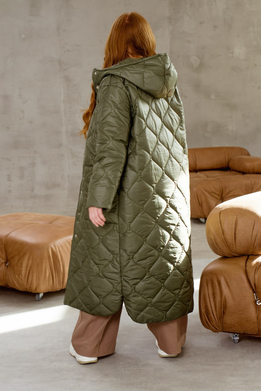 ackets Casual Straight Cut Plashchivka Synthepon-Silicon Hooded Plus Size