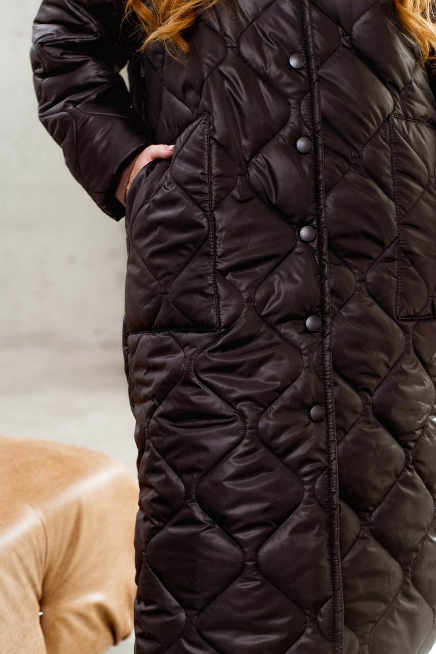 ackets Casual Straight Cut Plashchivka Synthepon-Silicon Hooded Plus Size