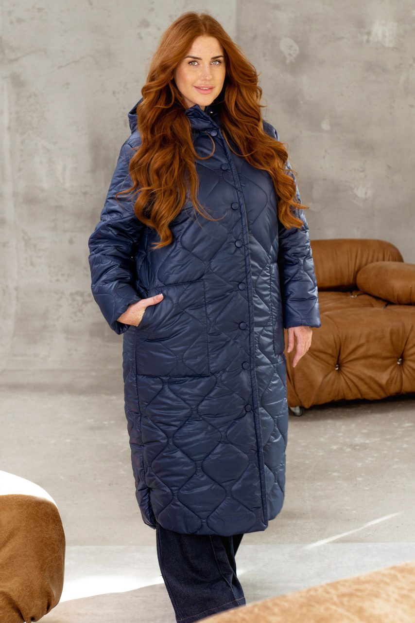 ackets Casual Straight Cut Plashchivka Synthepon-Silicon Hooded Plus Size